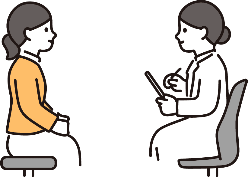 治療を受ける女性