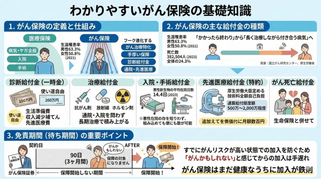 がん保険とは?わかりやすく解説