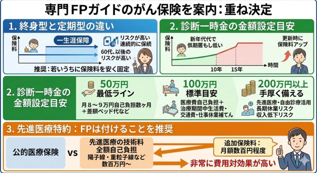 がん保険の種類と選び方をFP視点で解説