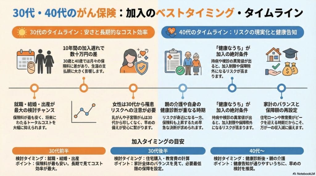 30代・40代はがん保険に入るべき？必要性を正直に解説